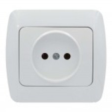 Розетка EL-BI одинарна без заземлення